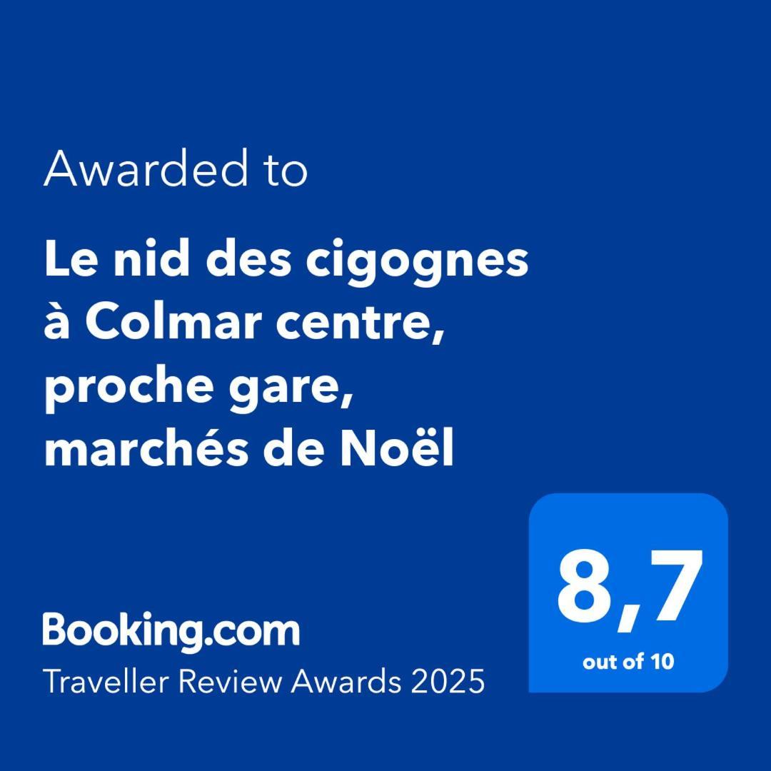 Apartamento Le Nid Des Cigognes A Colmar Centre, Proche Gare, Marches De Noel Exterior foto